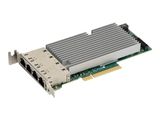 Supermicro Std LP 4-port 10G RJ45, Intel XL710+ X557 (Retail