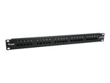 Equip 19" Patchpanel 25x RJ45 Cat3 UTP ISDN 1HE schwarz