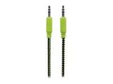 MANHATTAN Audiokabel 3,5mm -> 3,5mm St/St 1.0m schwarz/grn