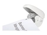 WEDO Klammerloser Hefter Mini bis zu 5 Blatt Papier weiß