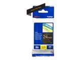 Textilband Brother 24mmx4m schwarz/gold TZE-R354