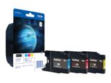 Patrone Brother LC-1280XLRBWBP Multipack (cy, mg, ye)