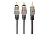 gembird 3,5 mm Stereo-Stecker auf 2*RCA-Stecker 1,5m Kabel