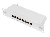 DIGITUS CAT 6A, Klasse E Patch Panel, geschirmt, schwarz