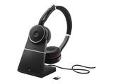 Jabra Headset Evolve 75 SE MS Duo inkl. Link 380 & Ladest.