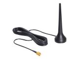 DELOCK GSM-Antenne SMA 2,0dBi Standfuß 3.00m Quadband