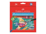 FABER-CASTELL Buntstift Kinder Aquarell 24erKartonetui