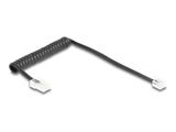 Delock Telefonkabel/Spiralkabel RJ11 St. zu RJ45 St. 1m S.
