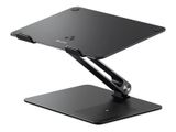 Alogic NB Ständer Elite bis 17" inkl. Qi Smartphone Ladeger.