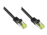 Good Connections Patchkabel m. Cat.7 Rohk. schwarz 20m