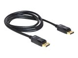 DELOCK Displayport Kabel DP -> DP St/St 2.00m schwarz 4K 20P