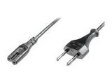 DIGITUS Europäisches Netzanschlusskabel C7 1,8m, schwarz