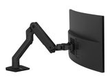 Ergotron Tischhalter HX UWMonitor -49"-19kg -SW -1800R Wölb.