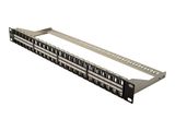 DIGITUS Patchpanel 1HE 48-Port Cat6a geschirmt schwarz