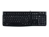 LGN Logitech K120 Wired Keyboard Black US Layout