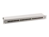 EFB Patchpanel STP 24xRJ45 Cat.6A, 19" 1HE, schwarz