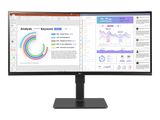 LG 34" 34BQ77QB-B UltraWide Curved DP HDMI USB IPS 21:9 b