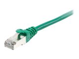 Equip Patchkabel Cat6A S/FTP 2xRJ45 30.00m grün LSZH Polybeutel