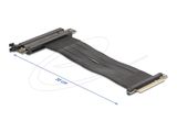 DELOCK Riser Karte PCI Express 3.0 x8 St > x16 Slot mit Kab.