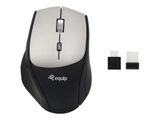 Equip ergonomische Maus USB-A/-C Adapter L+R schwarz