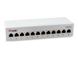 Equip Patchpanel 12xRJ45 Cat6a Desktop 500MHz RAL7035
