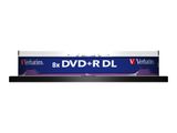 DVD+R Verbatim 8,5GB 10pcs Pack double 8x Spindel retail