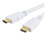 Techly HDMI High Speed mit Ethernet Kabel A/A/M/M 2m weiß