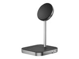 Alogic Ladegerät kabellos MagSpeed 2in1 15W schwarz
