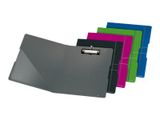 Herlitz Klemmbrettmappe A4 PF grau/apfel m.Stifthalter