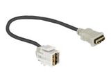 DELOCK Keystone HDMI A Buchse 250ø mit Kabel