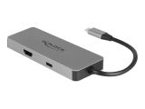 DELOCK USB C Dockingstation für Mobilgeräte 4K-HDMI/HUB/SD