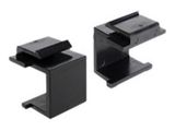 DELOCK Keystone Abdeckung 4 Stk schwarz