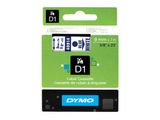 DYMO D1 Schriftband 40914 9mmx7.0m blau ->weiß
