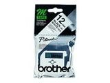 Schriftband Brother 12mmx4m weiß/schwarz M-K231S