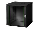 DIGITUS Netzwerkschrank Unique 12HE 643x600x600mm schwarz