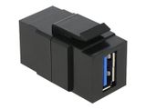 DELOCK Keystone USB3.0 A Buchse schwarz