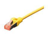 DIGITUS Patchkabel Cat6 S/FTP 2xRJ45 5.0m gelb Hebelschutz Polybeutel