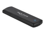 DELOCK Ext USB Typ-C Combo Gehäuse M.2 NVMe PCIe SATA SSD wf
