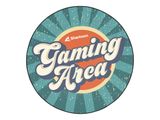 Sharkoon Bodenschutzmatte - Gaming Area D:120cm grün/gelb