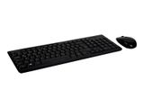 Inter-Tech Tas KB-208 Wireless Tastatur+Maus-Set QWERTZ schw