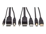 Eaton DisplayPort KVM Cable Kit - DP, USB, 3.5 mm Audio