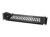 Logilink 19"Fachboden Befestigung nur vorne T=700mm schwarz