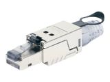 INTELLINET CAT6a 10G RJ45-Feldstecker STP m. Lasche