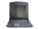 DIGITUS Modulare Konsole 17"TFT,1-Port KVM&Touchpad,Türkei