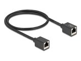 DELOCK Verlängerungsk. Kupplung RJ45 BU/RJ45 BU S/FTP 0,5m