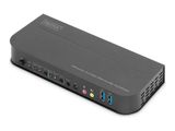 DIGITUS KVM-Switch, 2-Port, HDMI 4K, Metallgehäuse