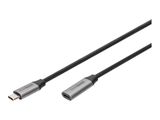 DIGITUS Verlängerungskabel USB3.0/C -> C St/St 1m schwarz