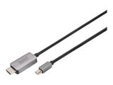 DIGITUS DisplayPort Adapterkabel mini DP->HDMI St/St 8K 1.0m