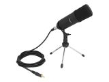 DELOCK prof. Mikro mit XLR Anschluss u. 3Pin Klinke
