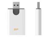 Silicon Power Card Reader Combo USB 3.1 2 in 1 White